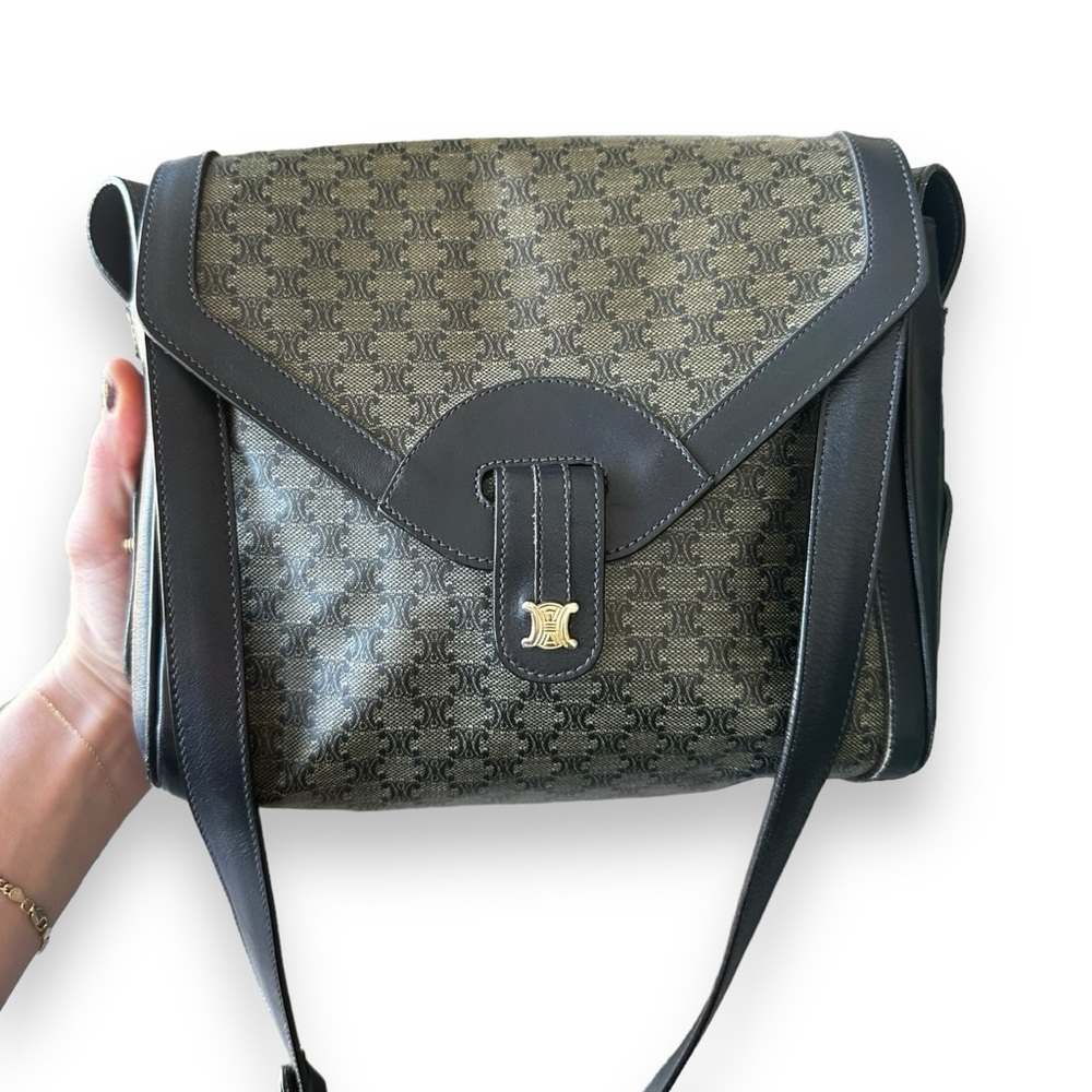 Celine RARE & Vintage navy blue crossbody bag